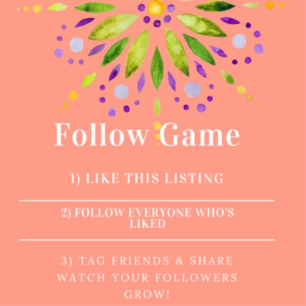 1st Follow Game!! Help me Reach 70K Followers!!!